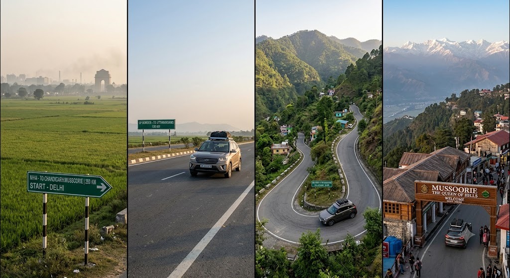 Delhi to Mussoorie